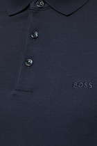 Organic-Cotton Polo Shirt With Embroidered Logo